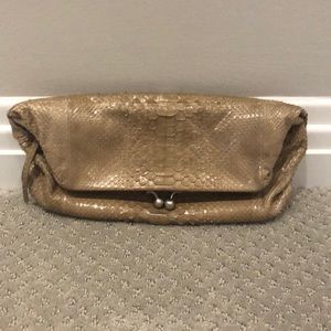 AUTHENTIC DEVI KROELL Python clutch